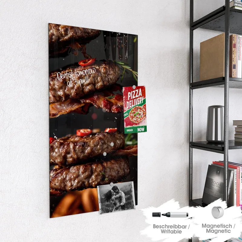 Magnettafel - Burger Patties