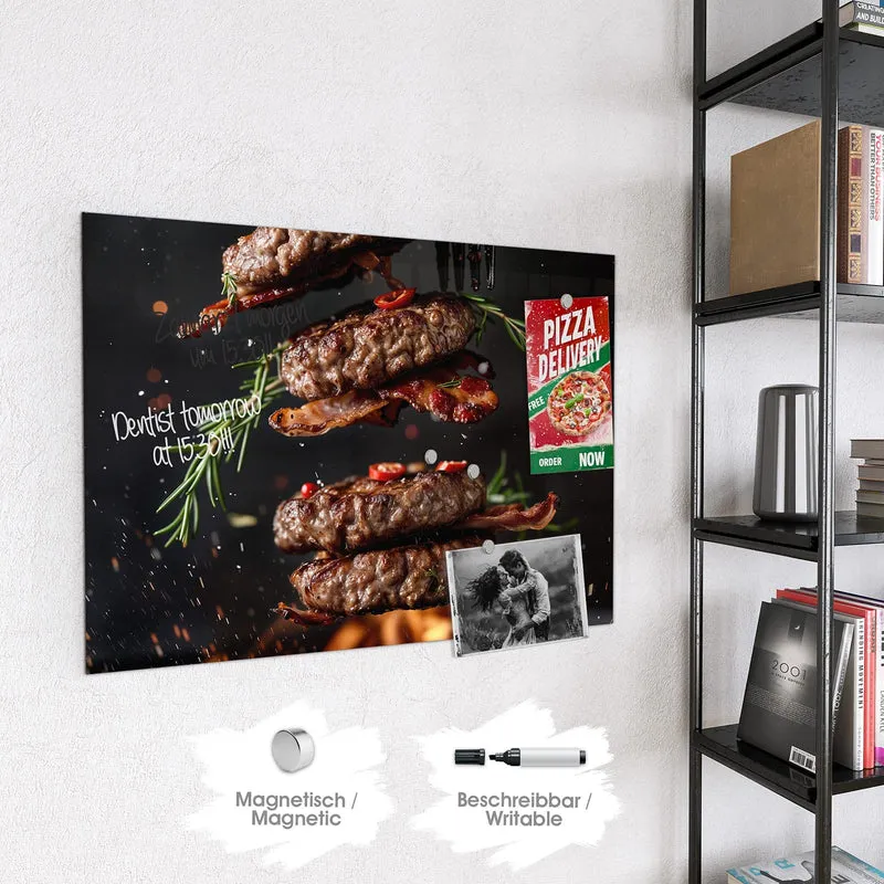 Magnettafel - Burger Patties