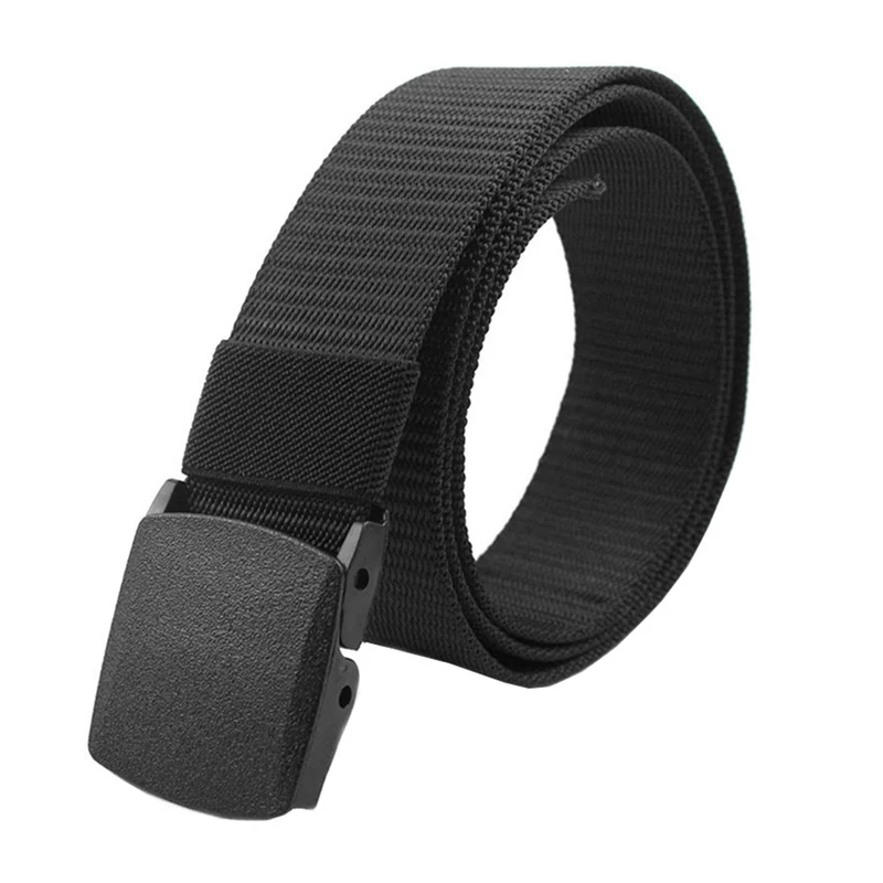 Gürtel Hosengürtel Quick Release Militär Koppel Universal Armee Gürtel Schwarz