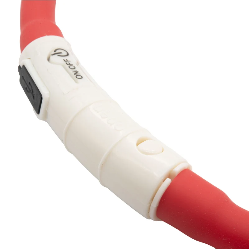 Hundehalsband LED Leuchthalsband Leuchtband Wasserdicht Kürzbar Aufladbar USB