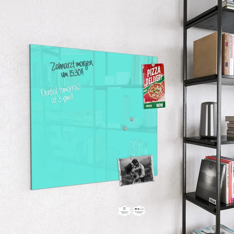 Magnettafel - Mintblauer Hintergrund