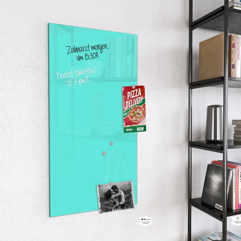 Magnettafel - Mintblauer Hintergrund