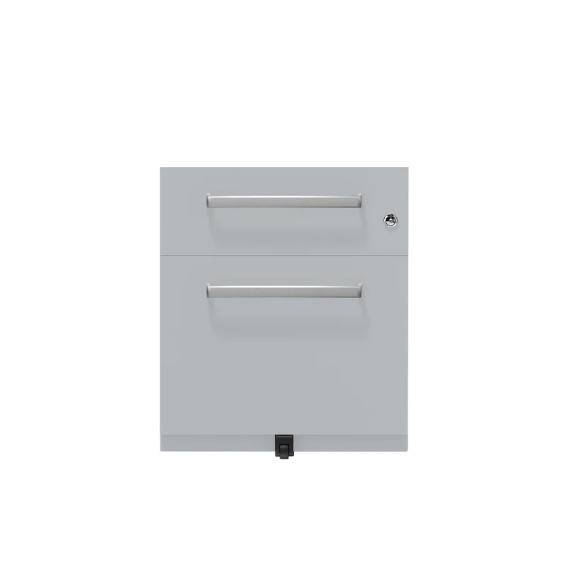 Rollcontainer Note™ | 2 Schubladen , Tiefe 775 mm, Designgriff