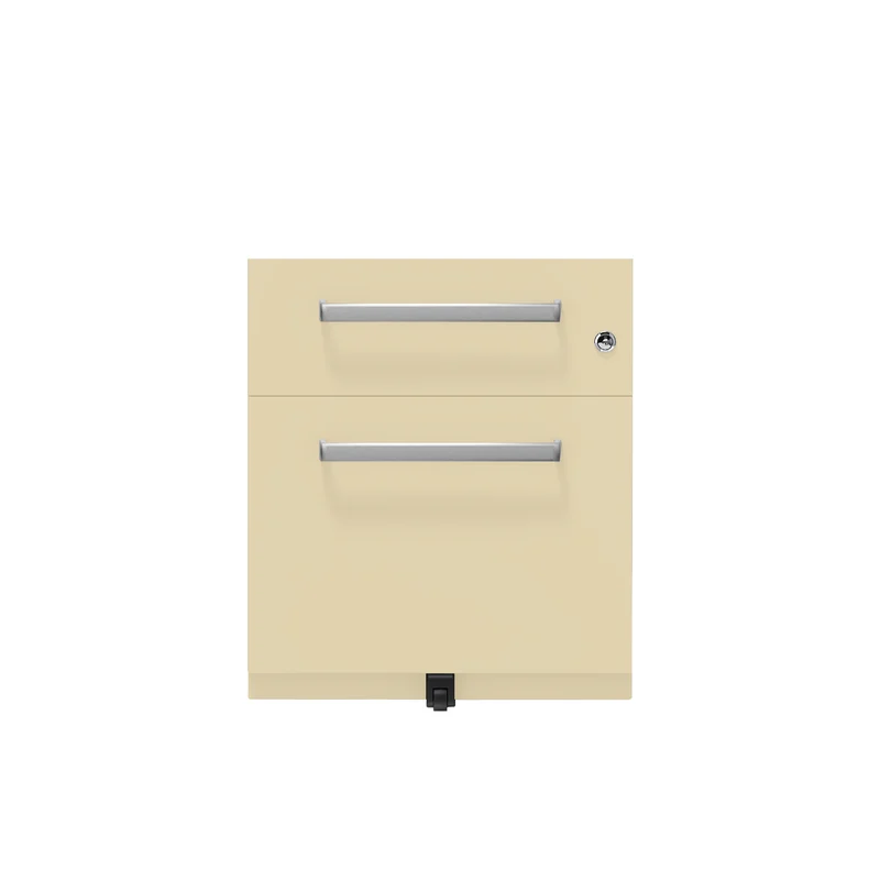 Rollcontainer Note™ | 2 Schubladen , Tiefe 775 mm, Designgriff