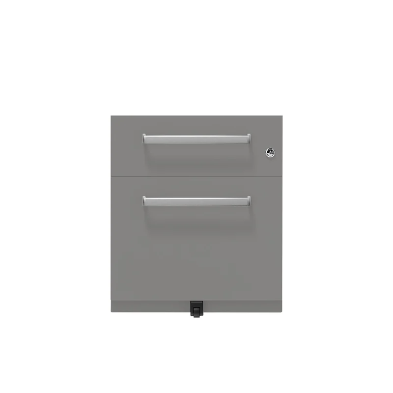 Rollcontainer Note™ | 2 Schubladen , Tiefe 775 mm, Designgriff