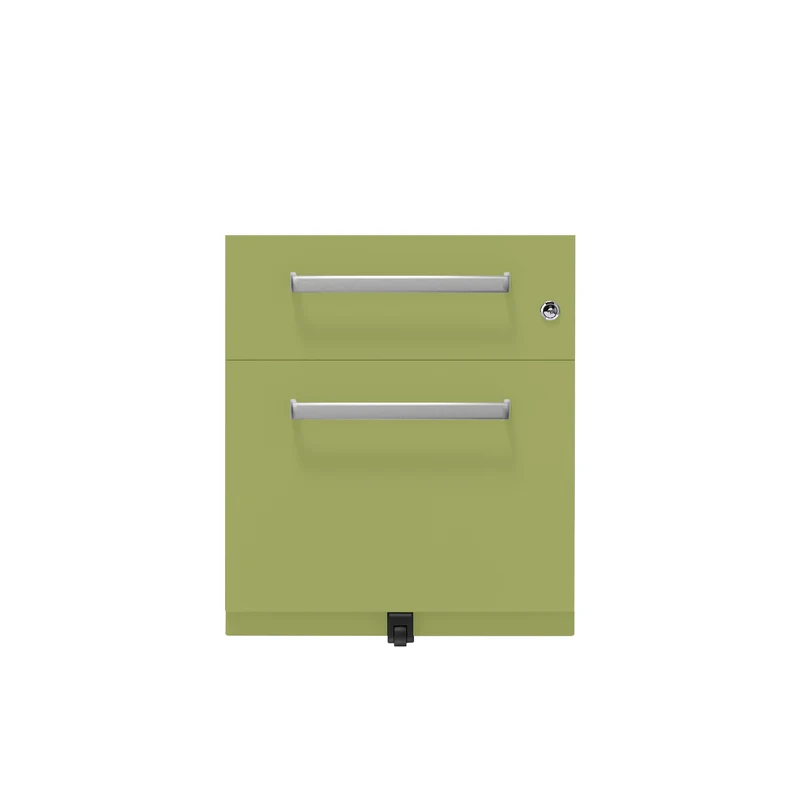 Rollcontainer Note™ | 2 Schubladen , Tiefe 775 mm, Designgriff