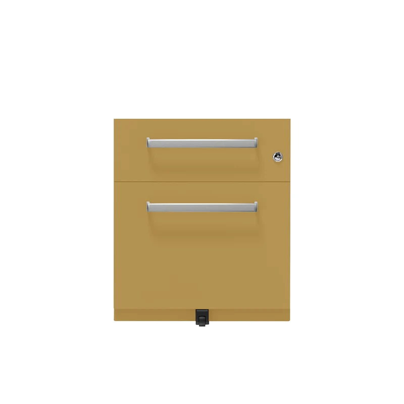 Rollcontainer Note™ | 2 Schubladen , Tiefe 775 mm, Designgriff