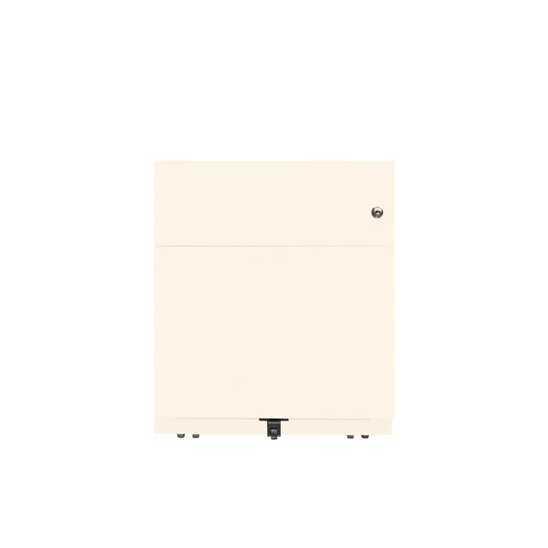 Rollcontainer Note™ | 2 Schubladen , Tiefe 565 mm, Griffleiste