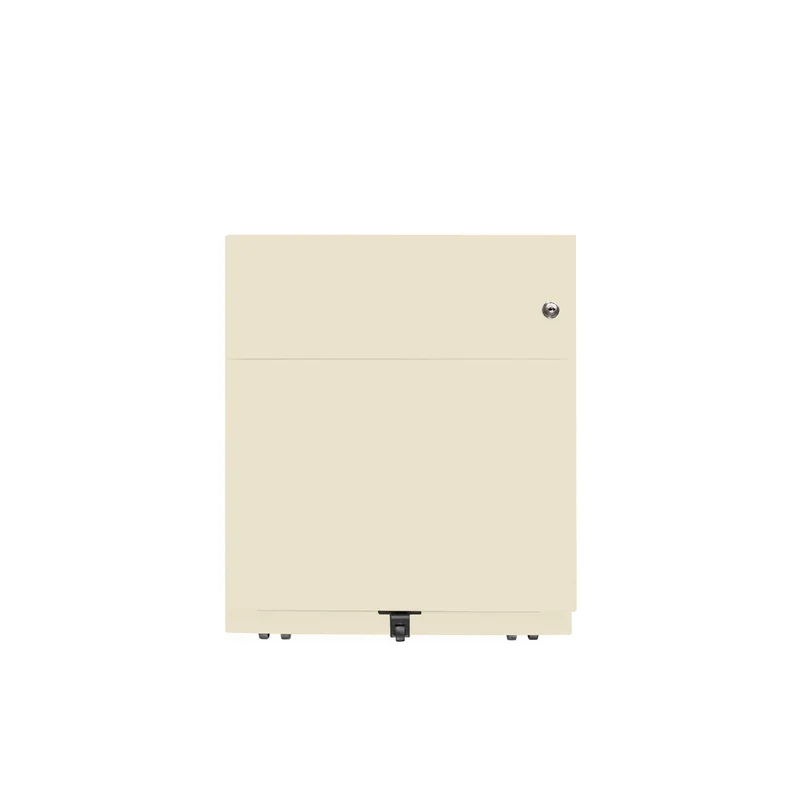 Rollcontainer Note™ | 2 Schubladen , Tiefe 565 mm, Griffleiste