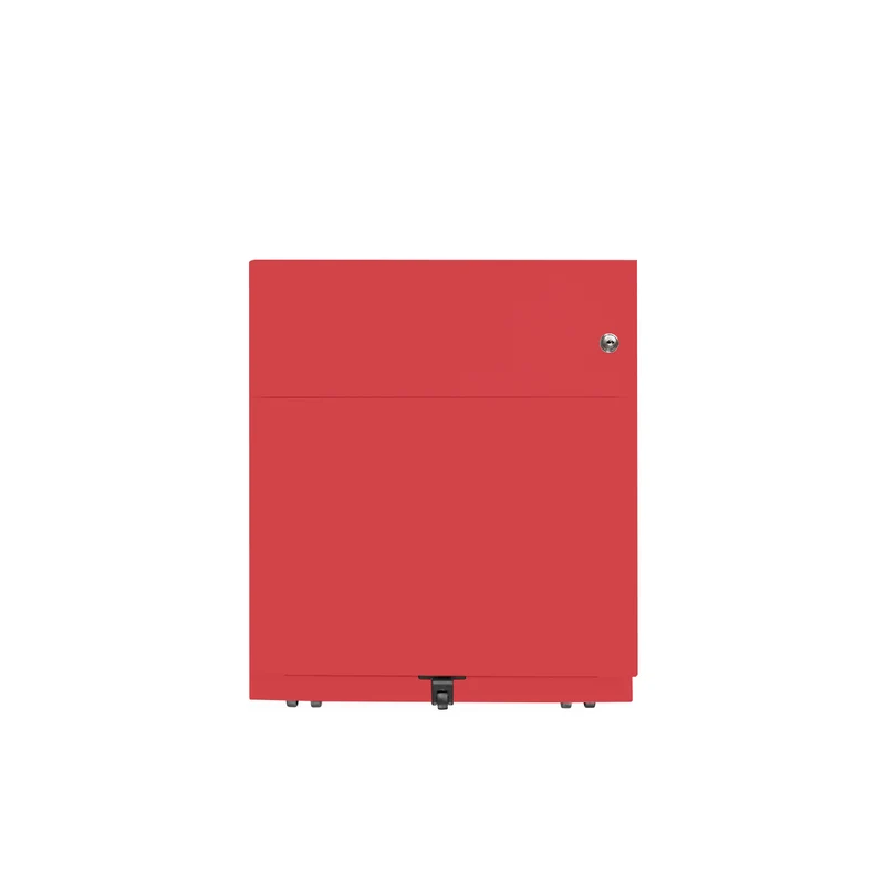 Rollcontainer Note™ | 2 Schubladen , Tiefe 565 mm, Griffleiste