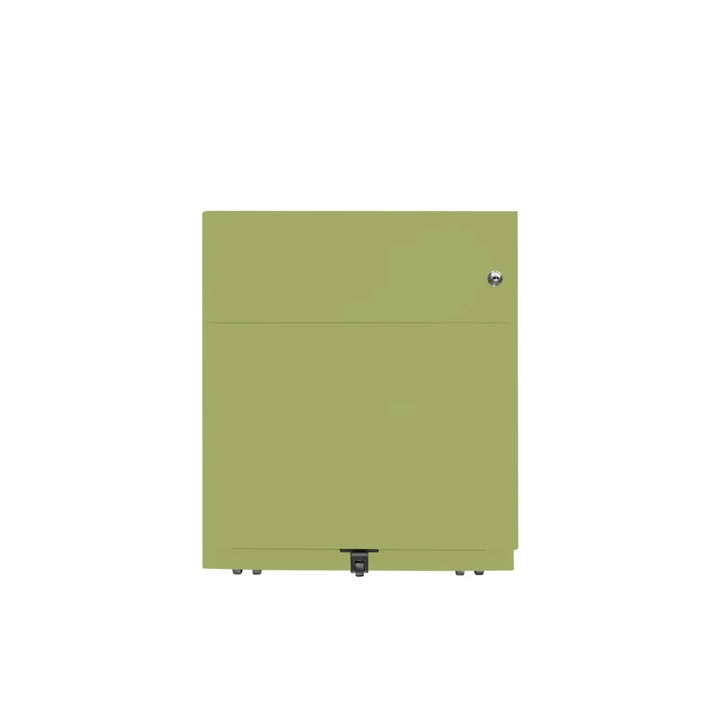 Rollcontainer Note™ | 2 Schubladen , Tiefe 565 mm, Griffleiste