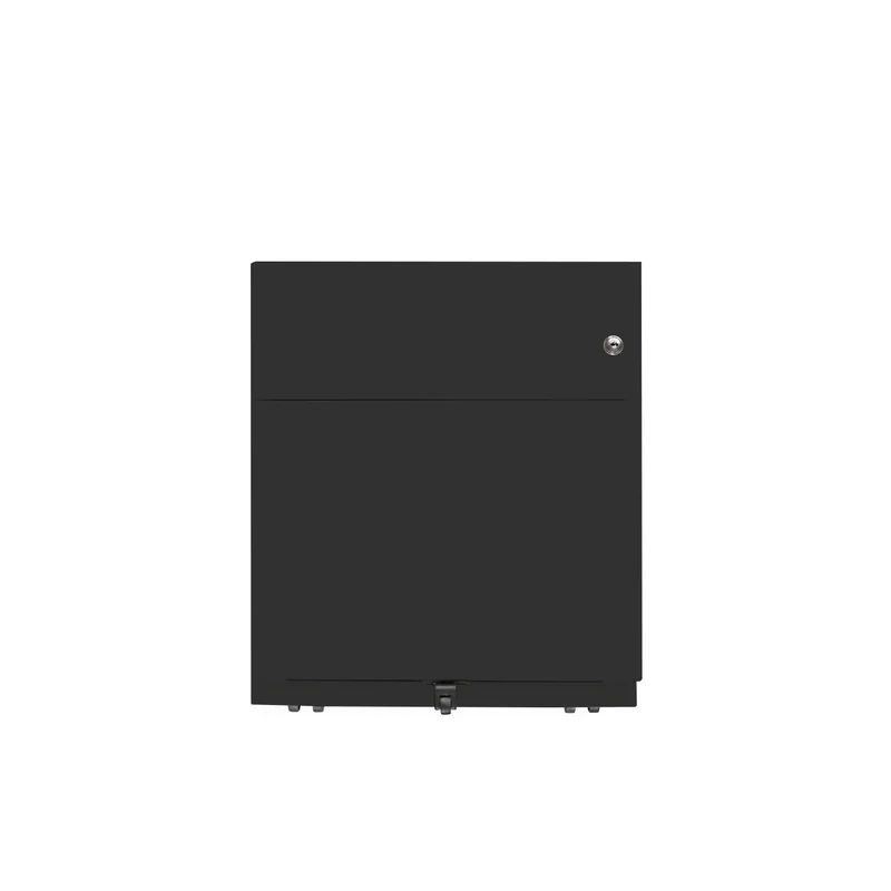 Rollcontainer Note™ | 2 Schubladen , Tiefe 565 mm, Griffleiste