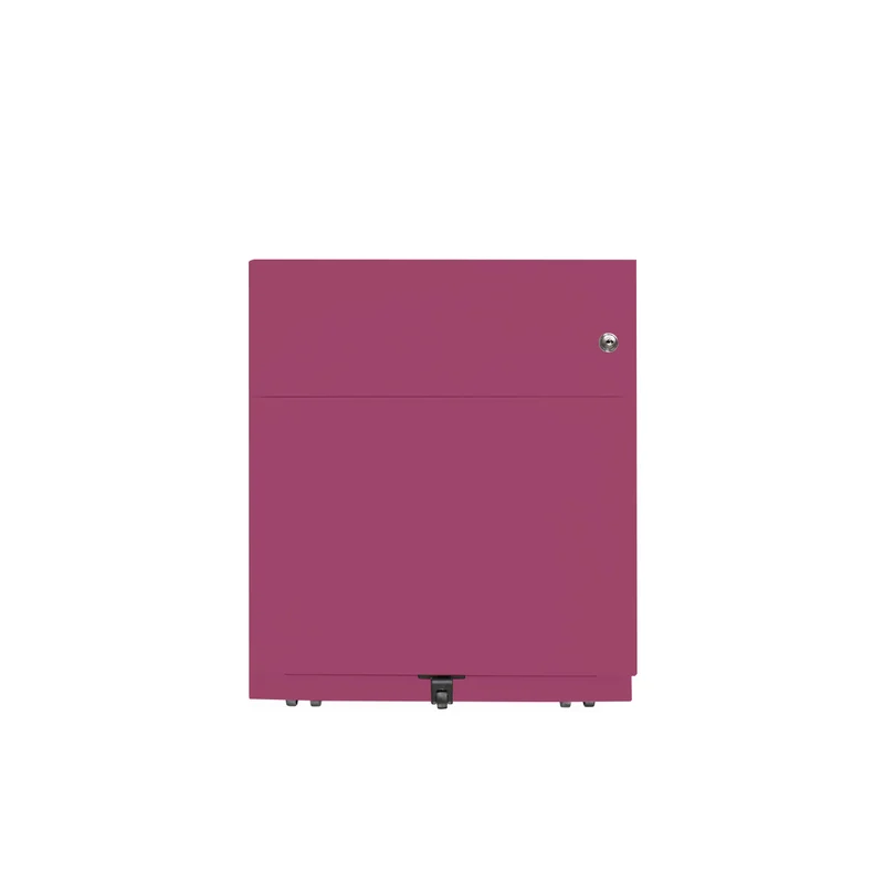 Rollcontainer Note™ | 2 Schubladen , Tiefe 565 mm, Griffleiste