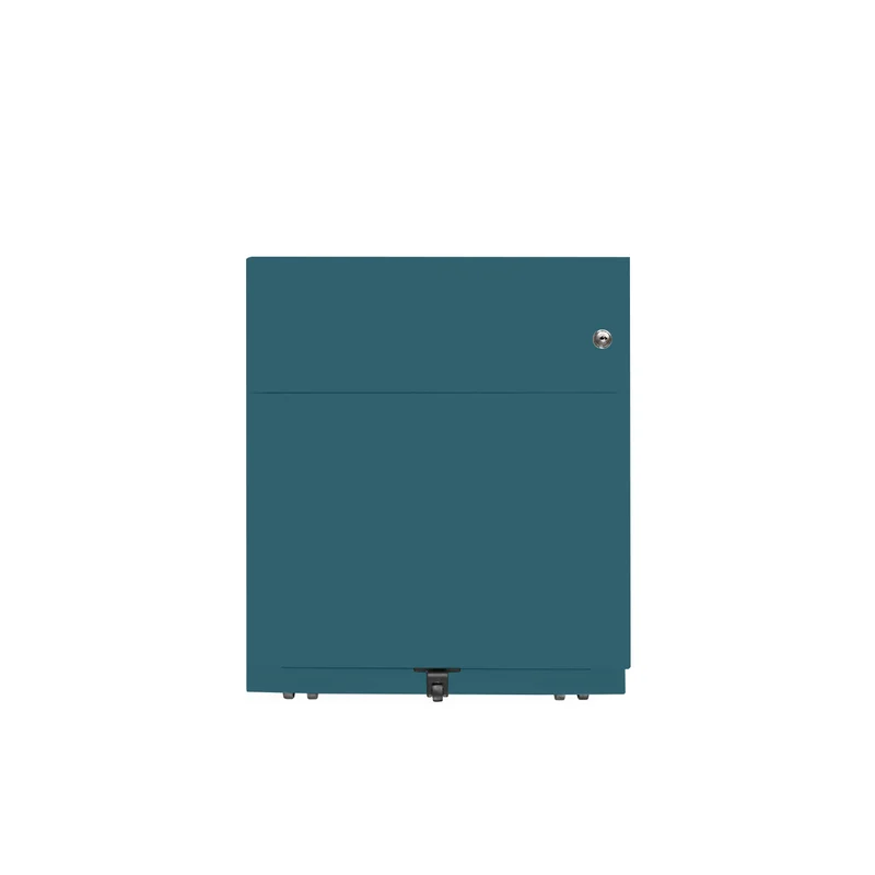 Rollcontainer Note™ | 2 Schubladen , Tiefe 565 mm, Griffleiste