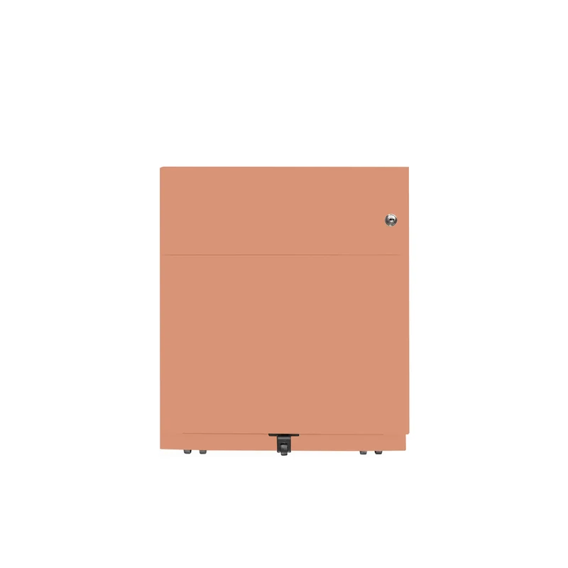 Rollcontainer Note™ | 2 Schubladen , Tiefe 565 mm, Griffleiste