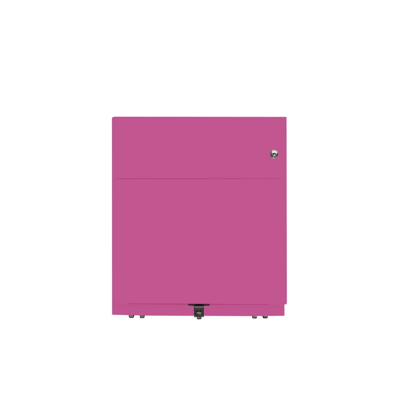 Rollcontainer Note™ | 2 Schubladen , Tiefe 565 mm, Griffleiste