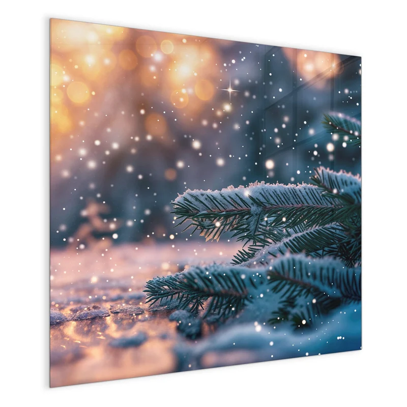 Magnettafel - Winterliche Tannenzweige