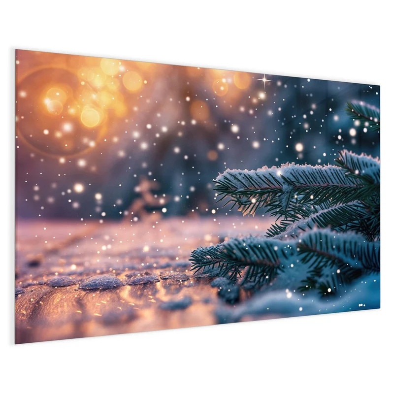 Magnettafel - Winterliche Tannenzweige