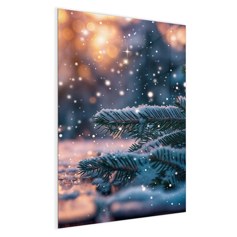 Magnettafel - Winterliche Tannenzweige
