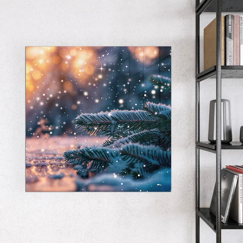 Magnettafel - Winterliche Tannenzweige