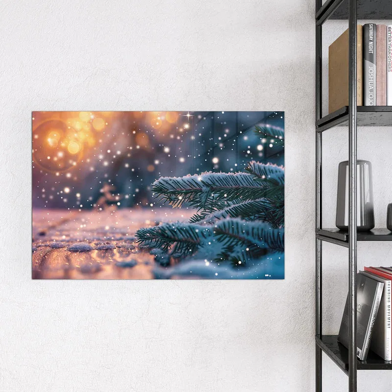 Magnettafel - Winterliche Tannenzweige