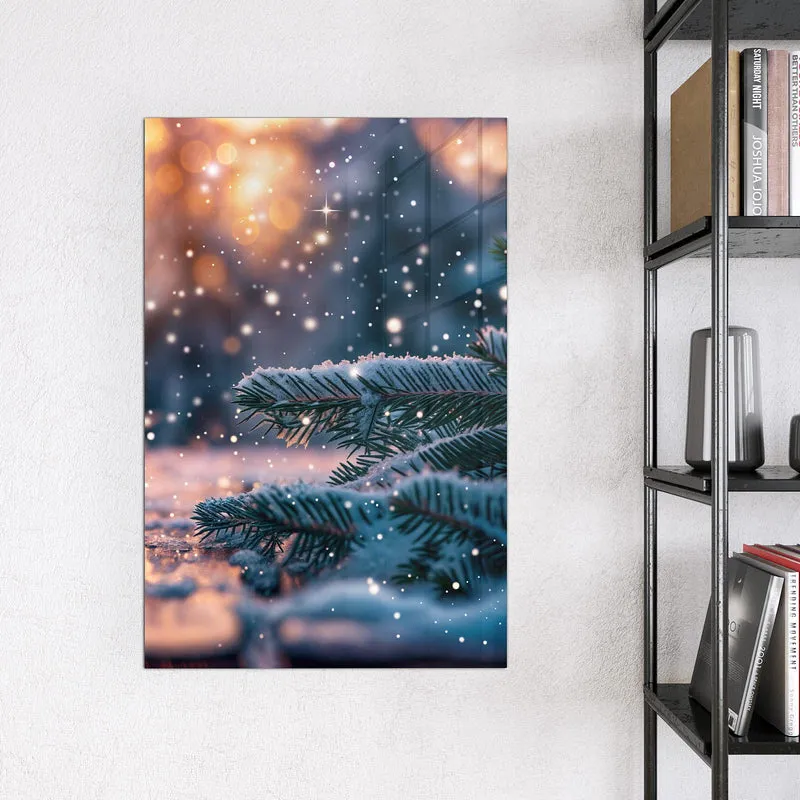 Magnettafel - Winterliche Tannenzweige