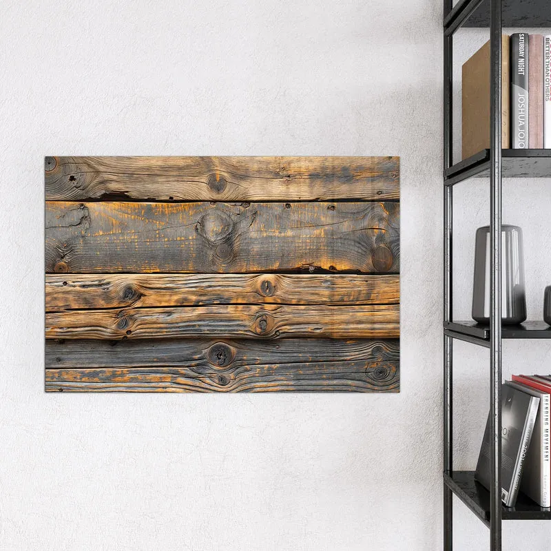 Magnettafel - Rustikale Holzplanken