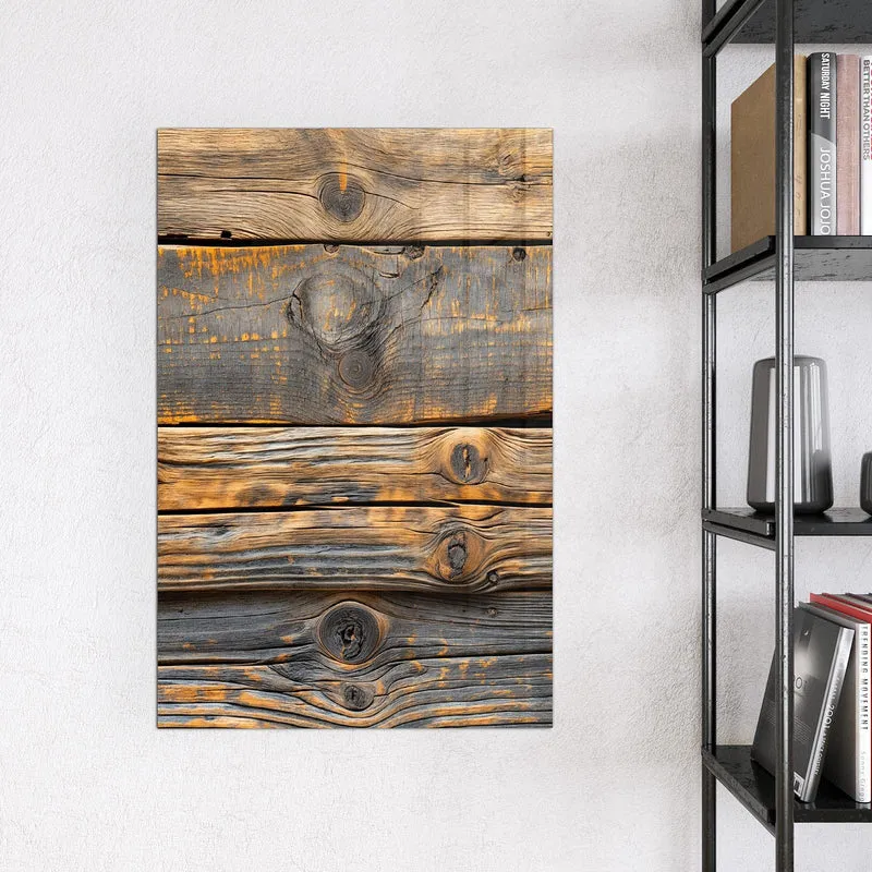 Magnettafel - Rustikale Holzplanken