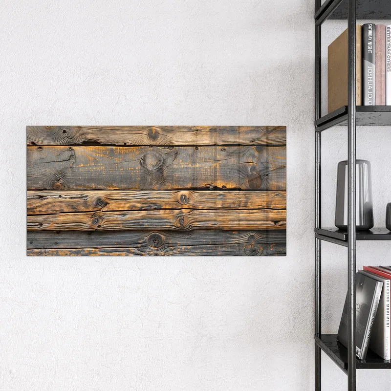 Magnettafel - Rustikale Holzplanken
