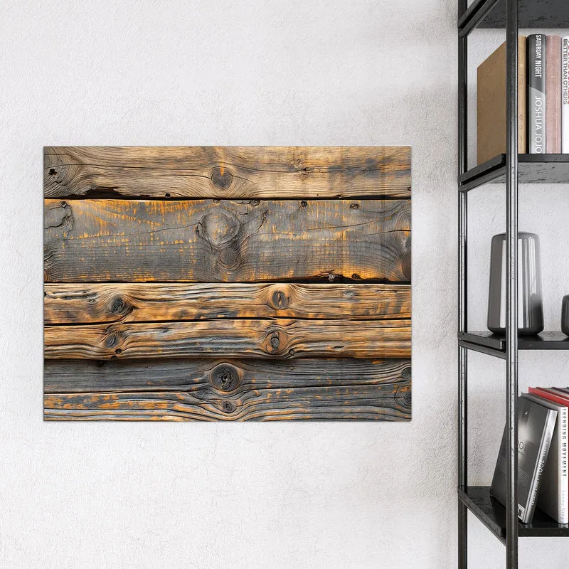 Magnettafel - Rustikale Holzplanken