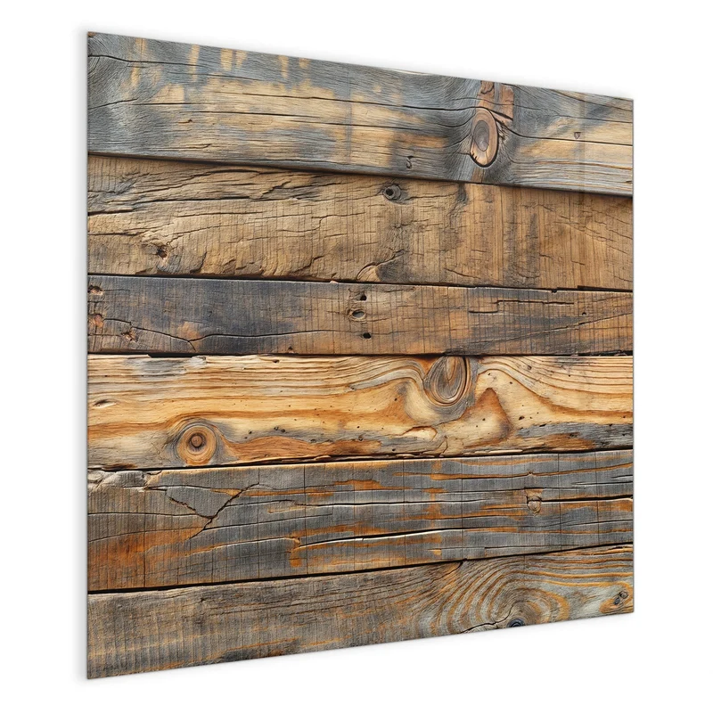 Magnettafel - Holzwandoptik