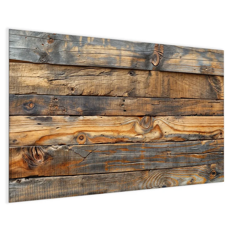 Magnettafel - Holzwandoptik