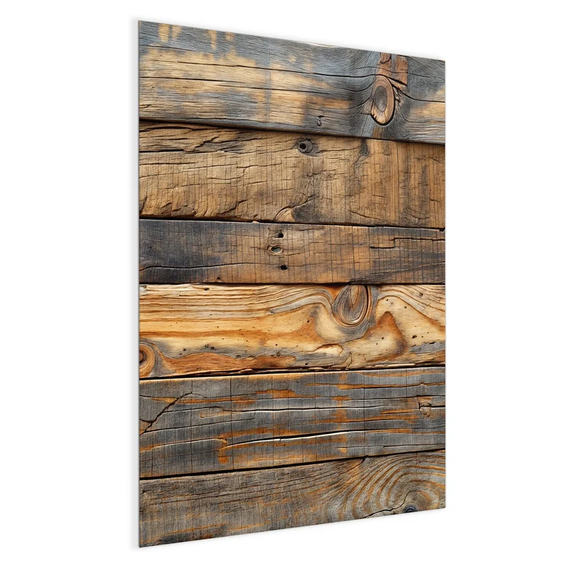 Magnettafel - Holzwandoptik