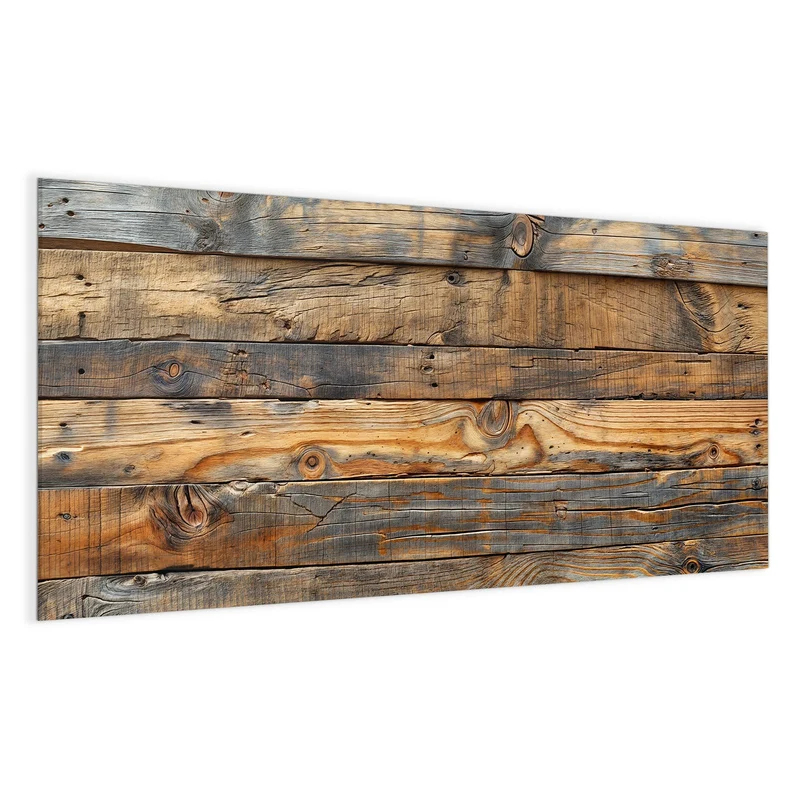 Magnettafel - Holzwandoptik