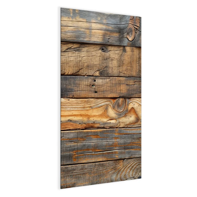 Magnettafel - Holzwandoptik
