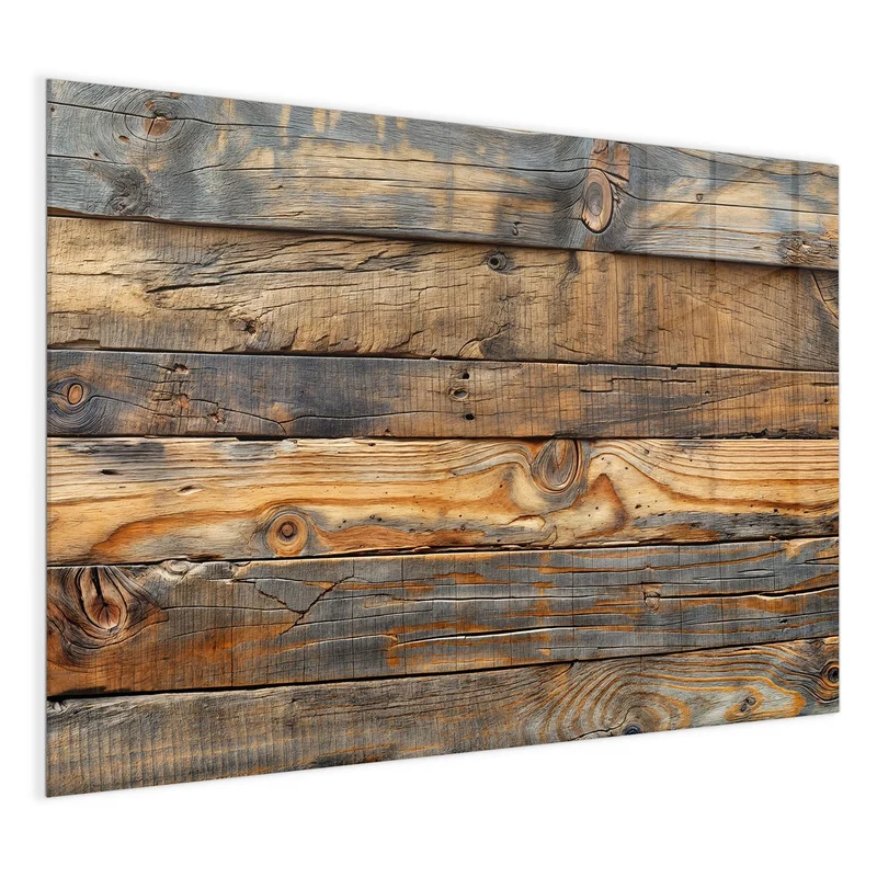 Magnettafel - Holzwandoptik