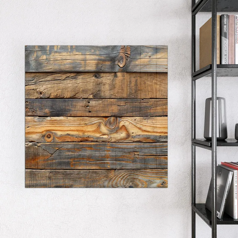 Magnettafel - Holzwandoptik