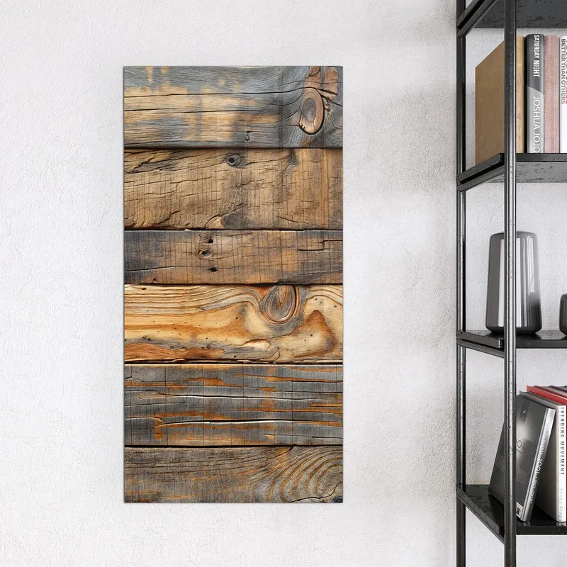 Magnettafel - Holzwandoptik