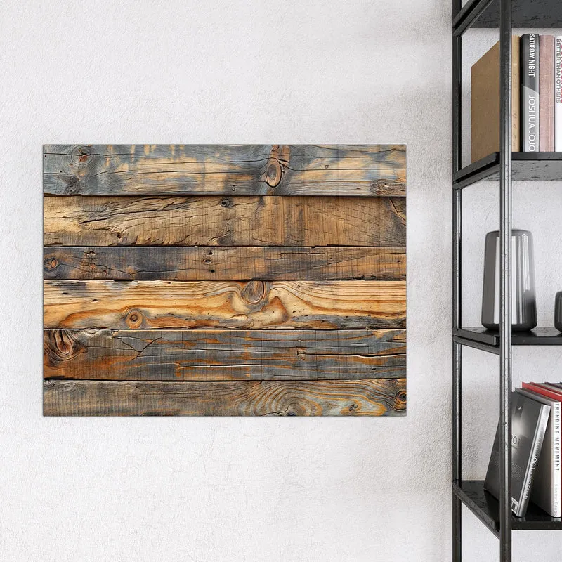 Magnettafel - Holzwandoptik