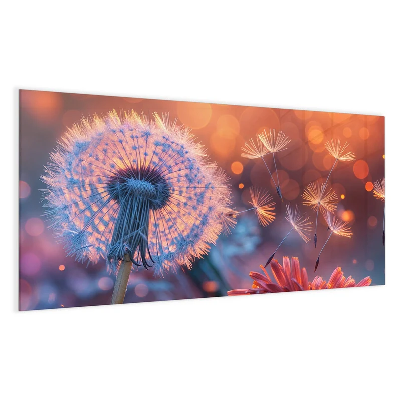 Magnettafel - Glühende Pusteblume