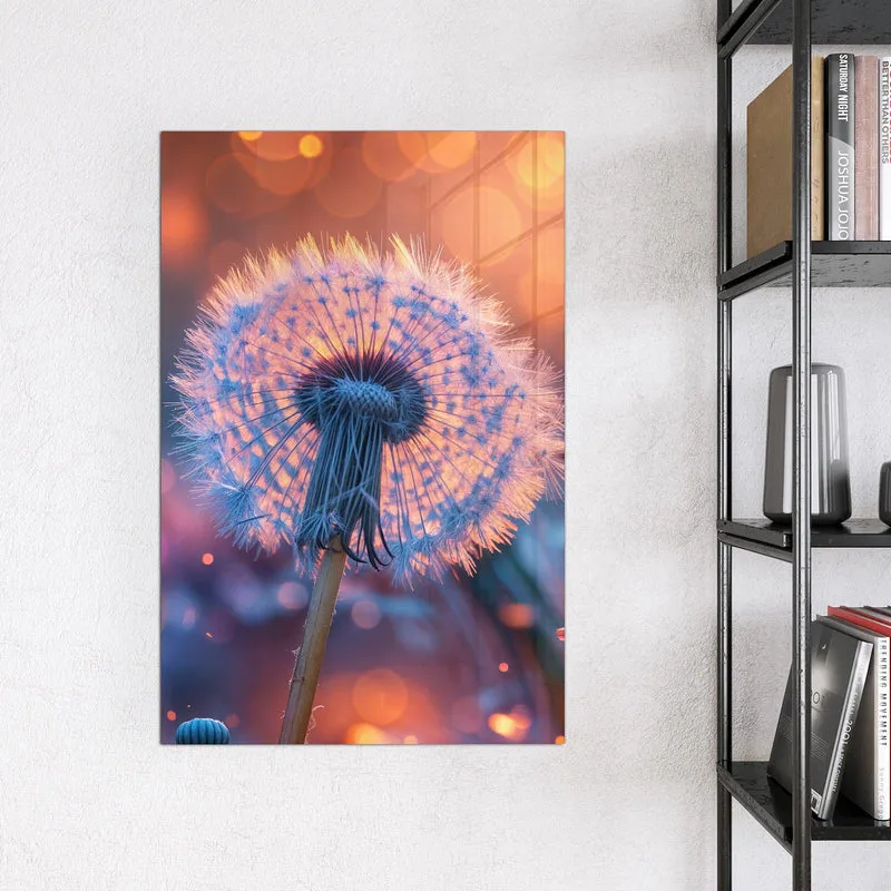 Magnettafel - Glühende Pusteblume