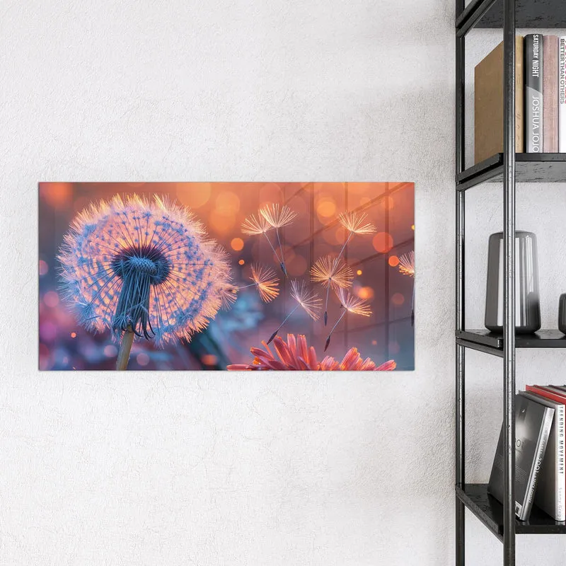 Magnettafel - Glühende Pusteblume