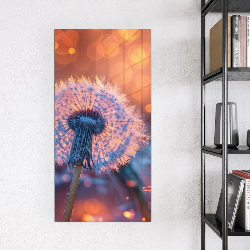 Magnettafel - Glühende Pusteblume