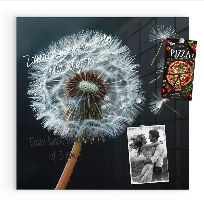 Magnettafel - Fliegende Pusteblume
