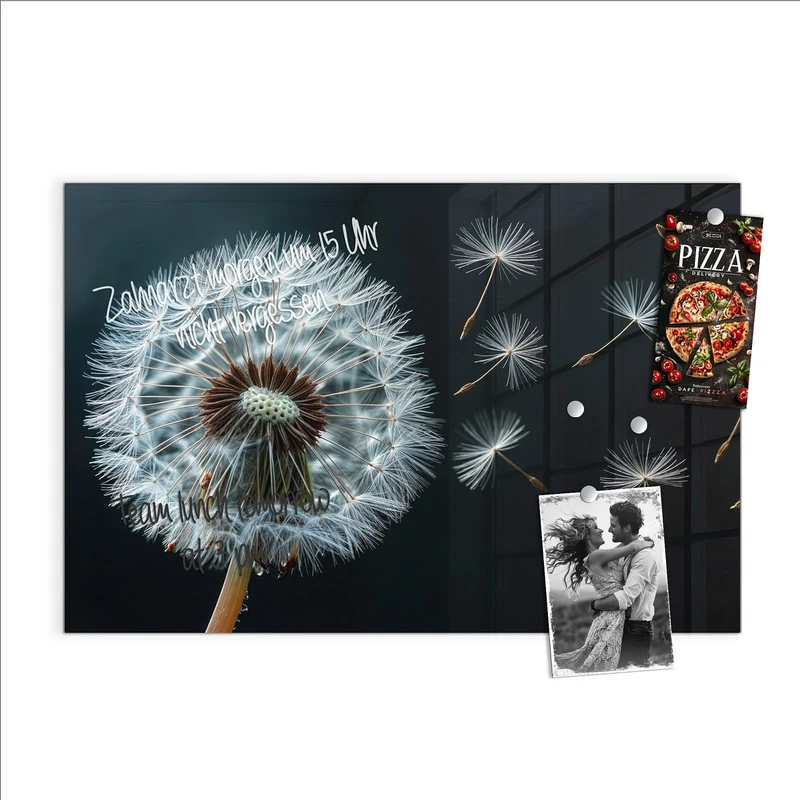 Magnettafel - Fliegende Pusteblume