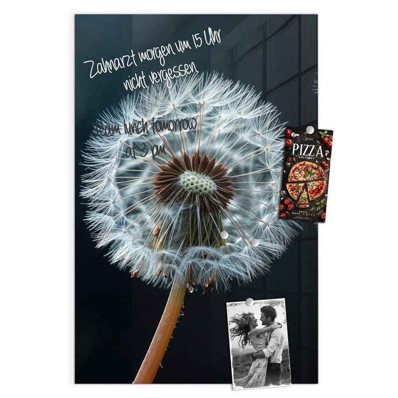 Magnettafel - Fliegende Pusteblume
