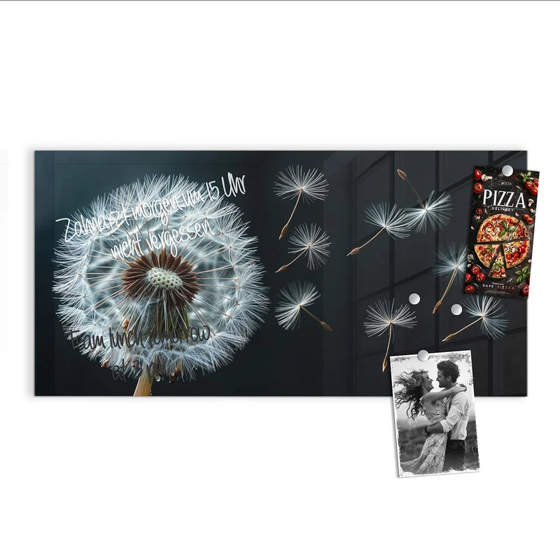 Magnettafel - Fliegende Pusteblume