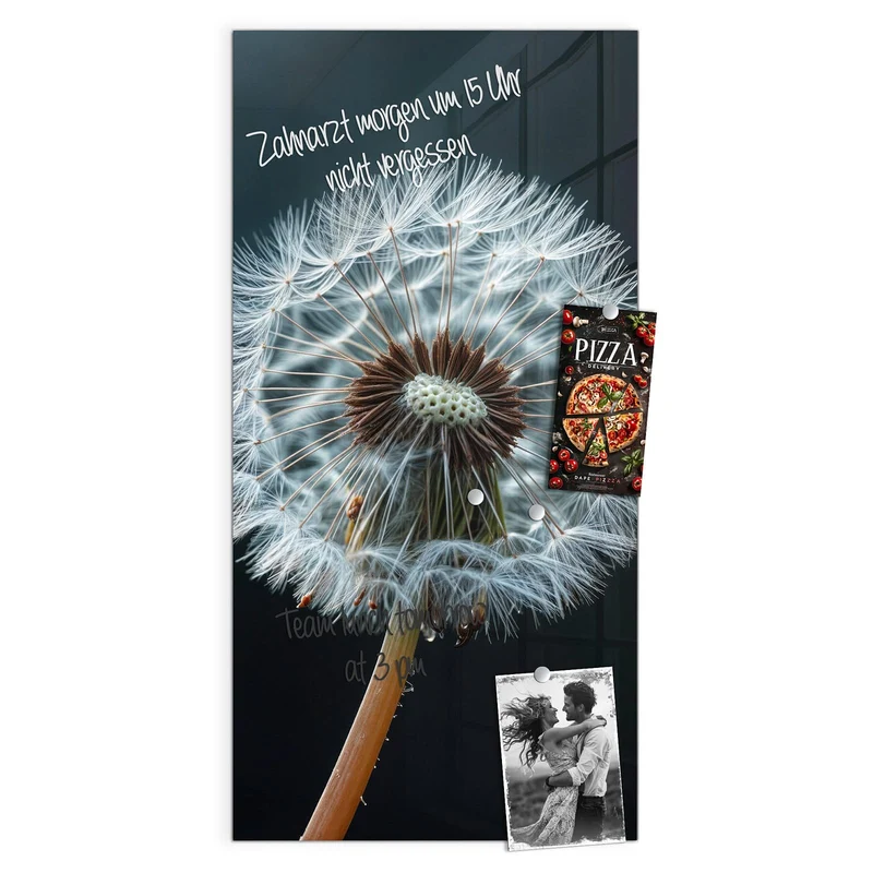 Magnettafel - Fliegende Pusteblume