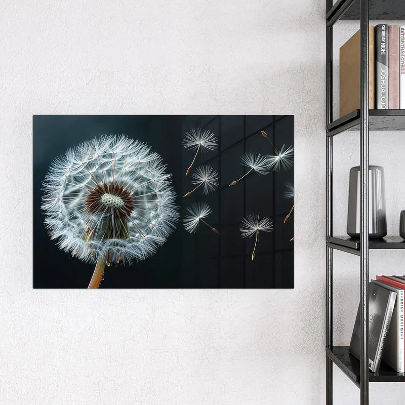 Magnettafel - Fliegende Pusteblume