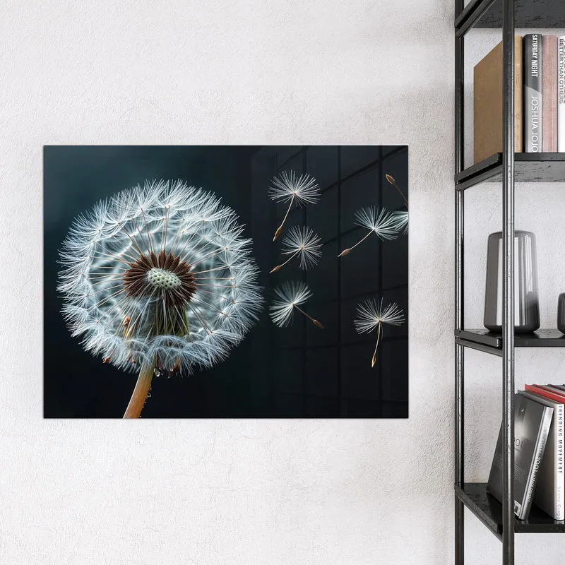Magnettafel - Fliegende Pusteblume